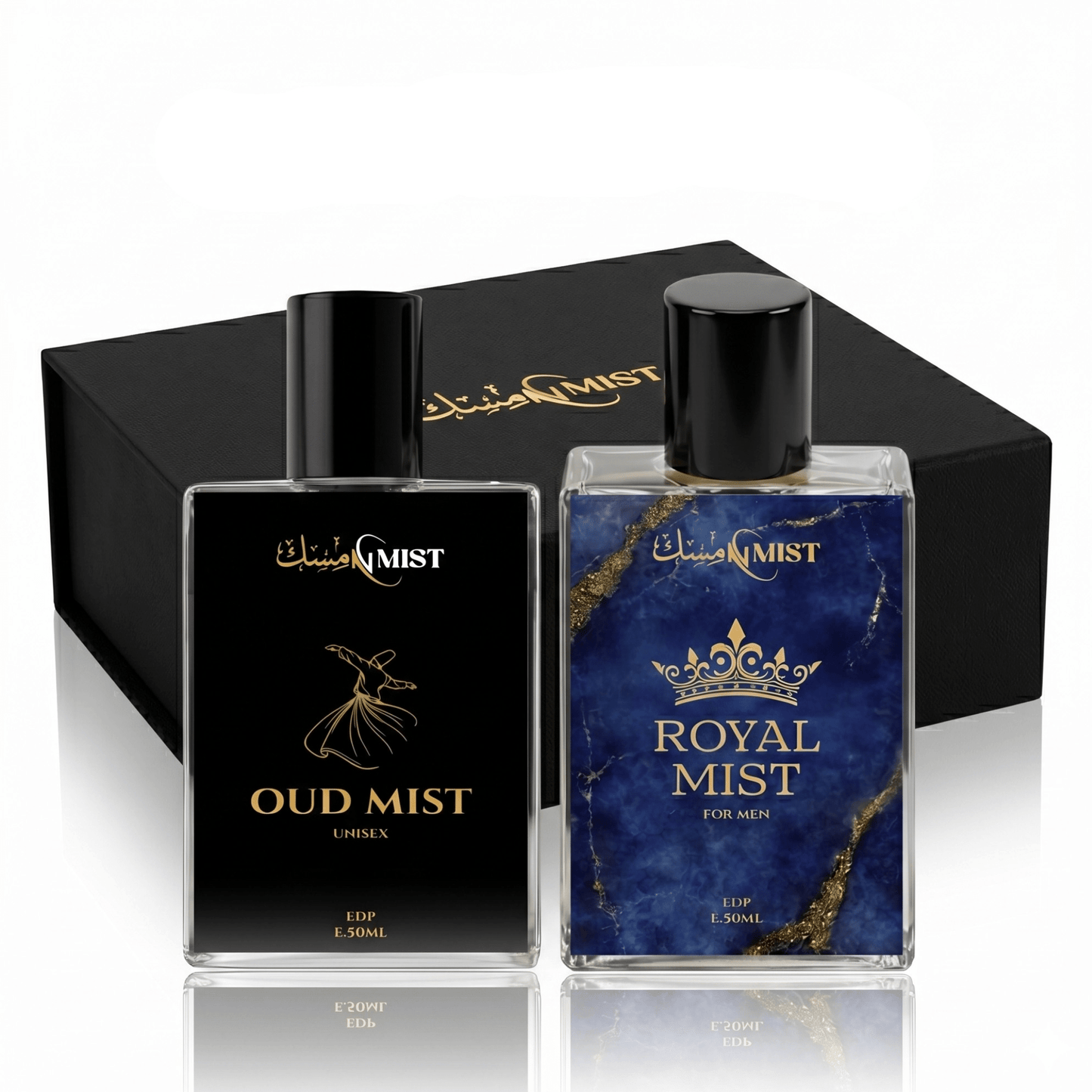 #PremiumFragrance #MajesticDuo #OudMist #RoyalMist #CouplePerfumes #LuxuryGift #PerfumeBundle #MiskNMist