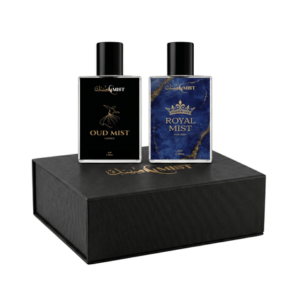 #PremiumFragrance #MajesticDuo #OudMist #RoyalMist #CouplePerfumes #LuxuryGift #PerfumeBundle #MiskNMist